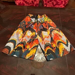 Vibrant Abstract Patterned Shorts